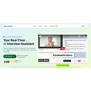 ParakeetAI – AI Interview Assistant for Real-Time Support