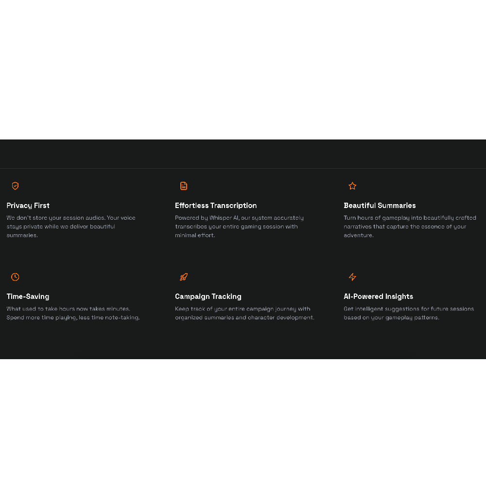 RollSummary – AI-Powered RPG Session Transcription & Summaries