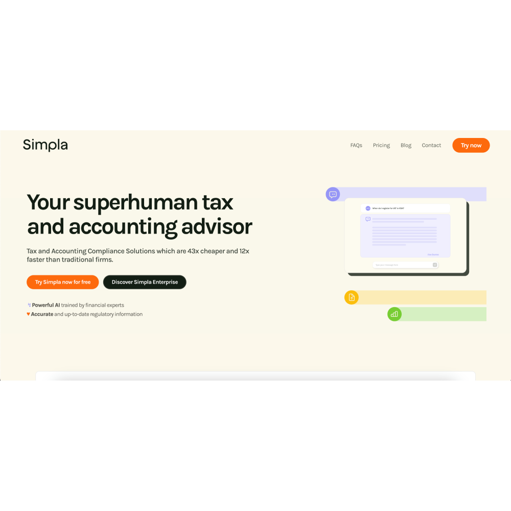 Simpla AI – AI-Powered Tax & Accounting Compliance Platform