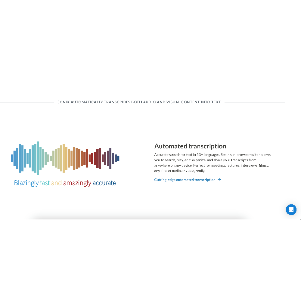 Sonix – AI Transcription & Translation Platform