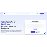 SpeakNotes – AI Audio & Video Transcription and Summarization