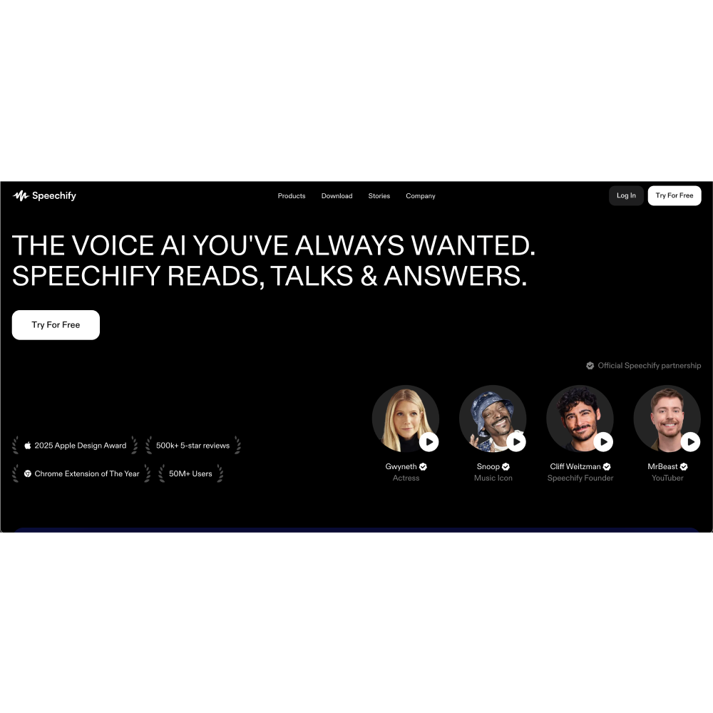 Speechify – AI Text-to-Speech & Voice Generation