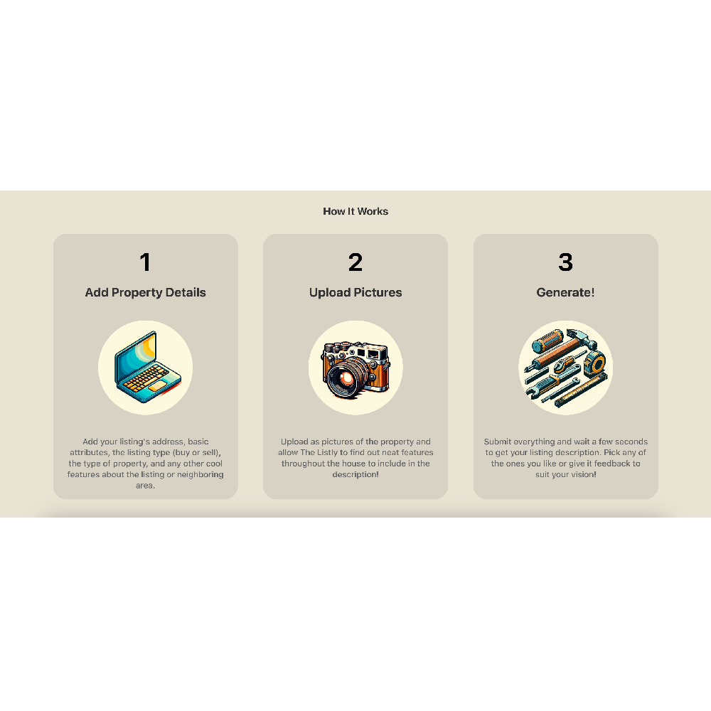 The Listly – AI-Powered Real Estate Content Generator