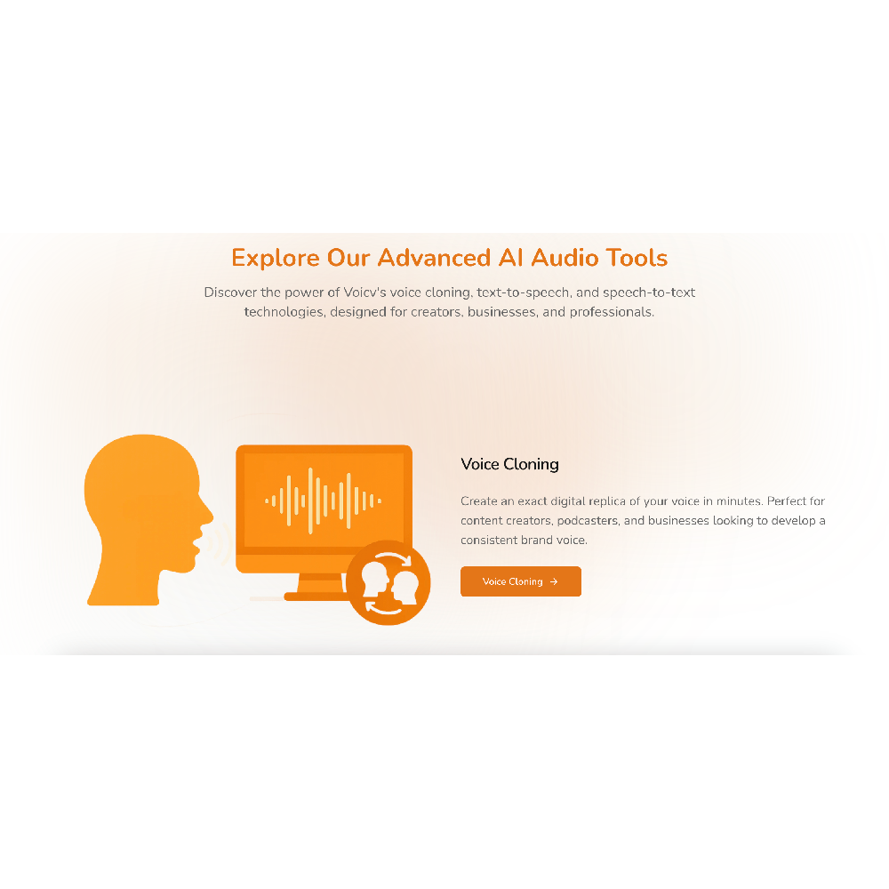 Voicv – AI Voice Cloning & Speech Solutions