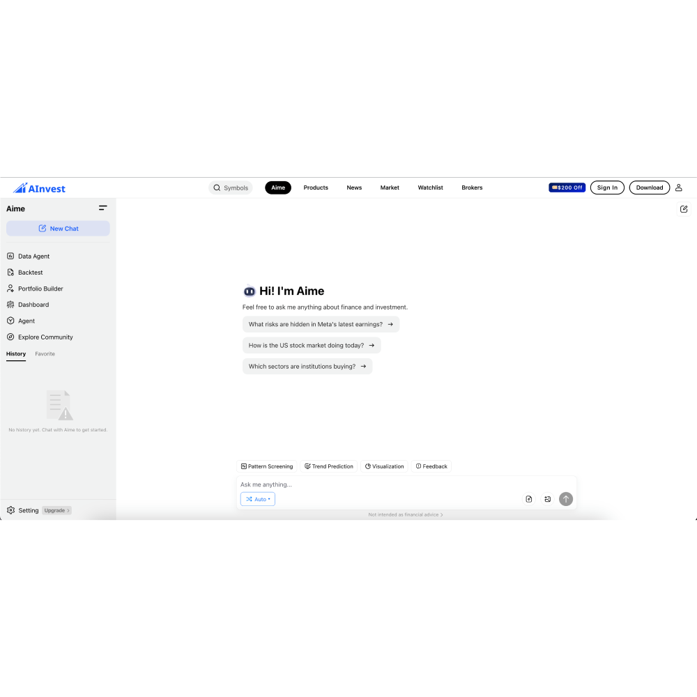 AInvest – AI Investment & Trading Platform