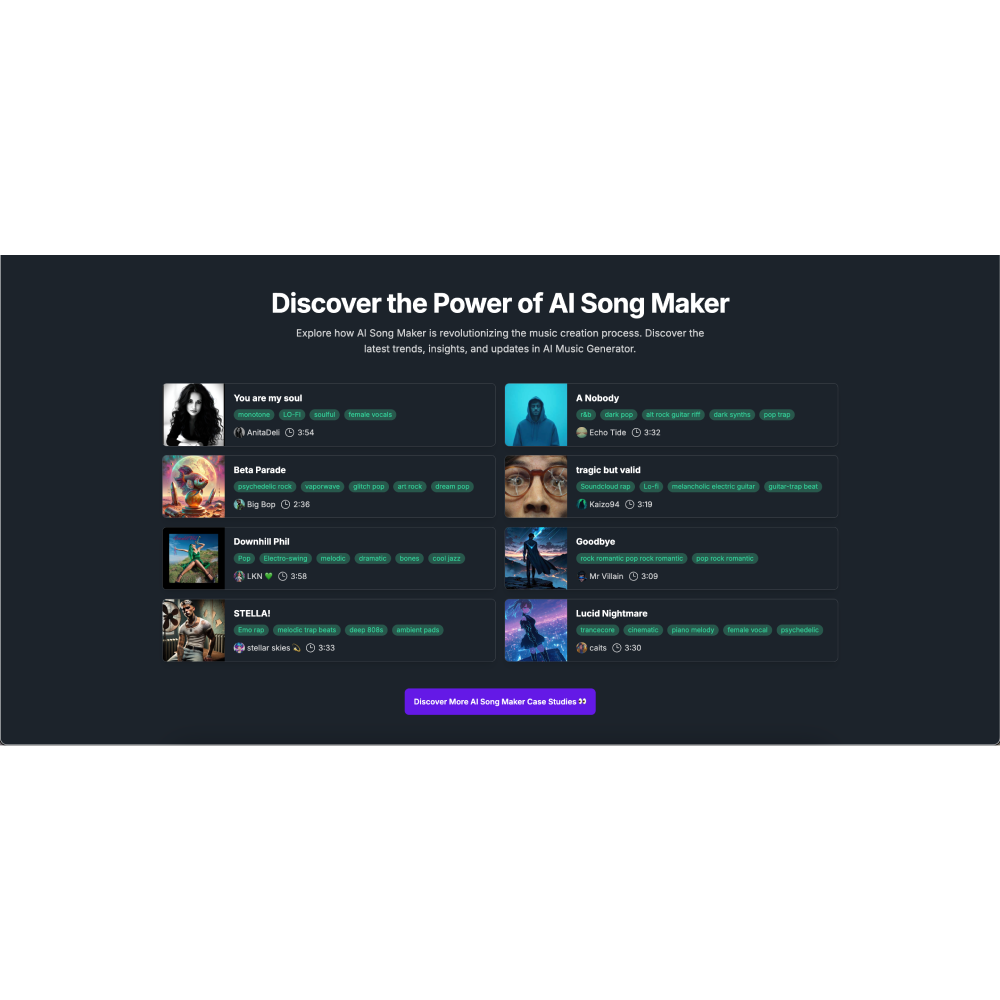 AI Song Maker – AI-Powered Music & Song Generation Tool