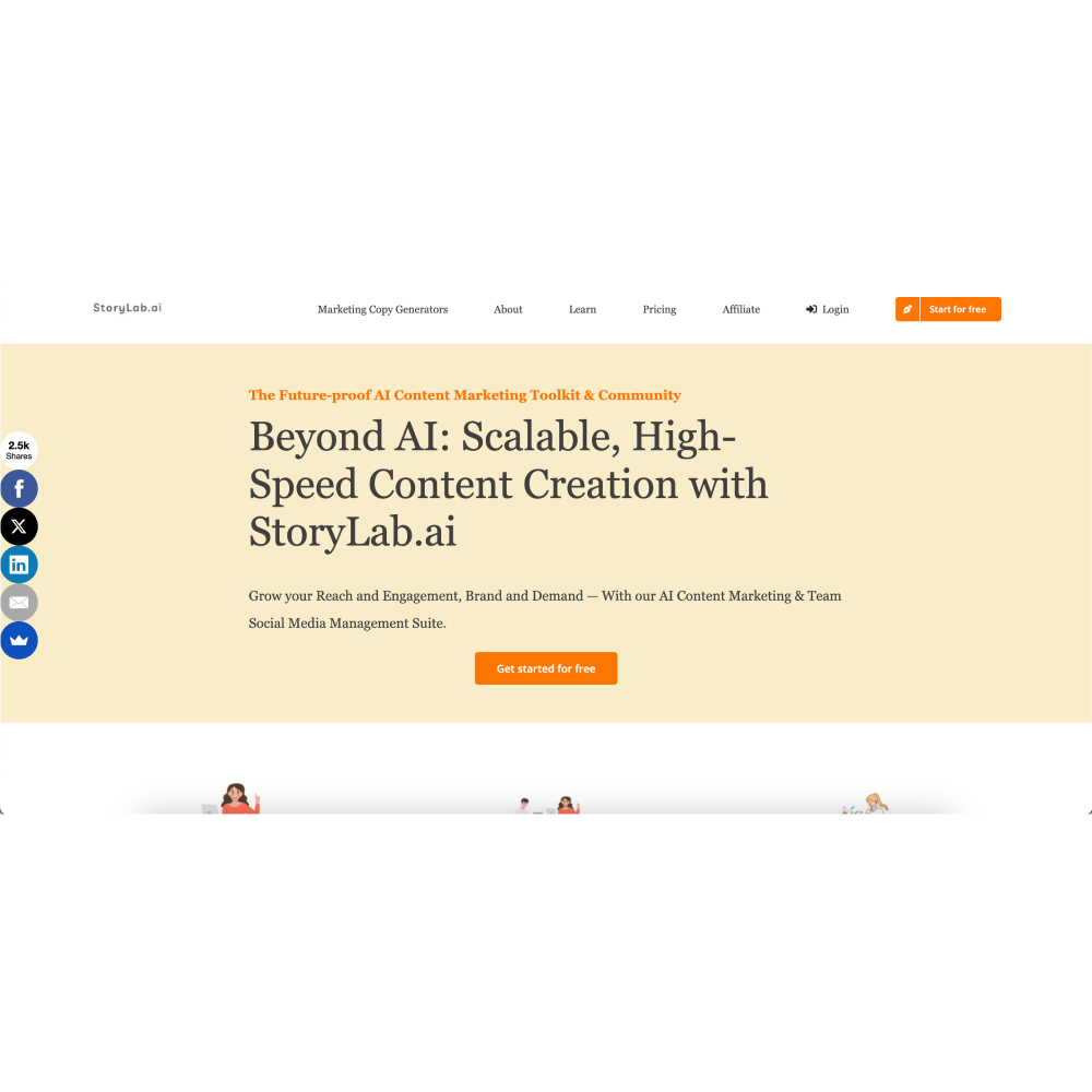 StoryLab AI – AI-Powered Content Creation & Marketing Toolkit