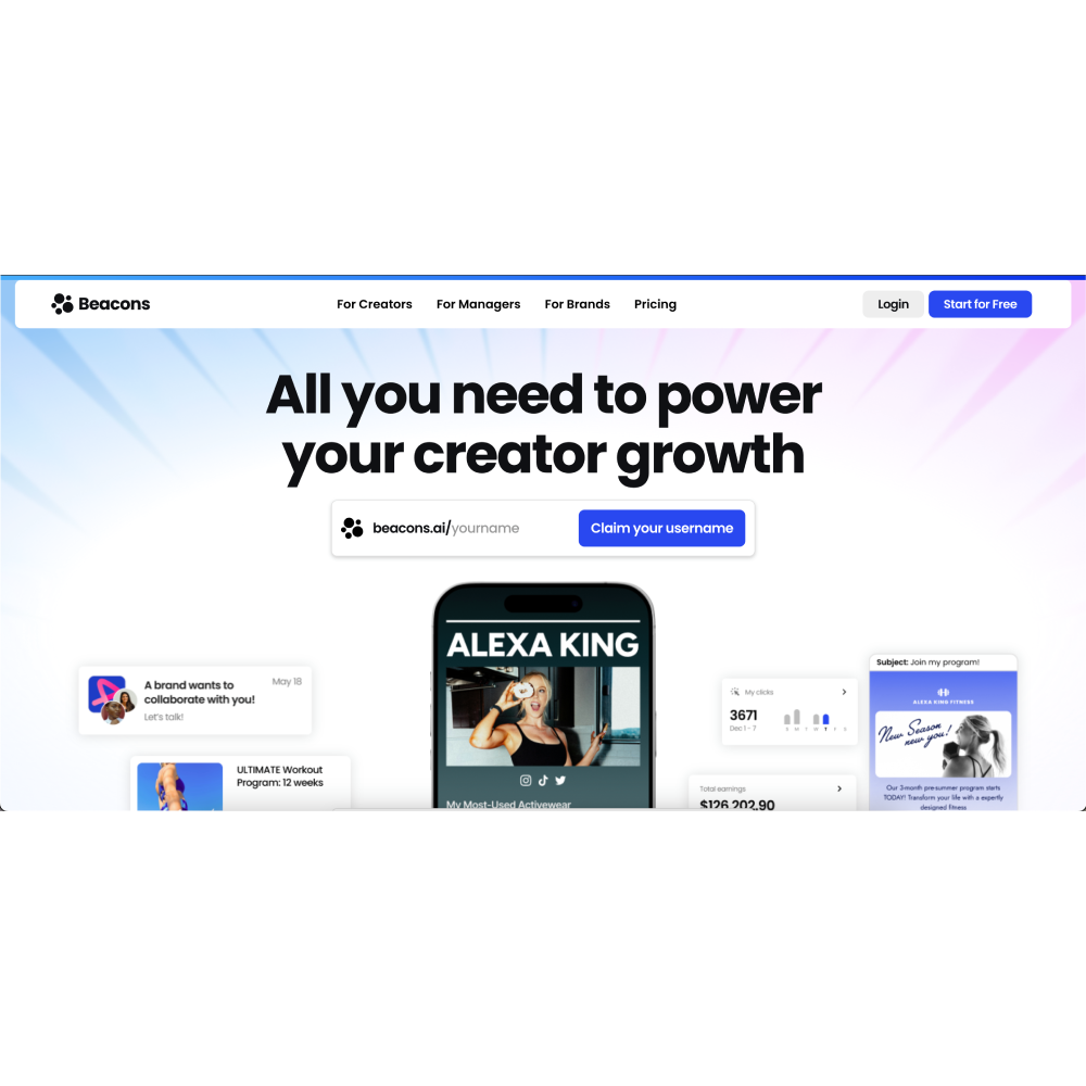 Beacons AI – AI-Powered Creator Platform for Growth & Engagement