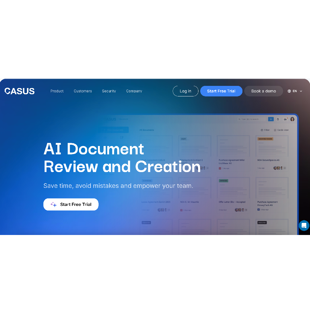 Casus – AI LegalTech for Smart Document Review
