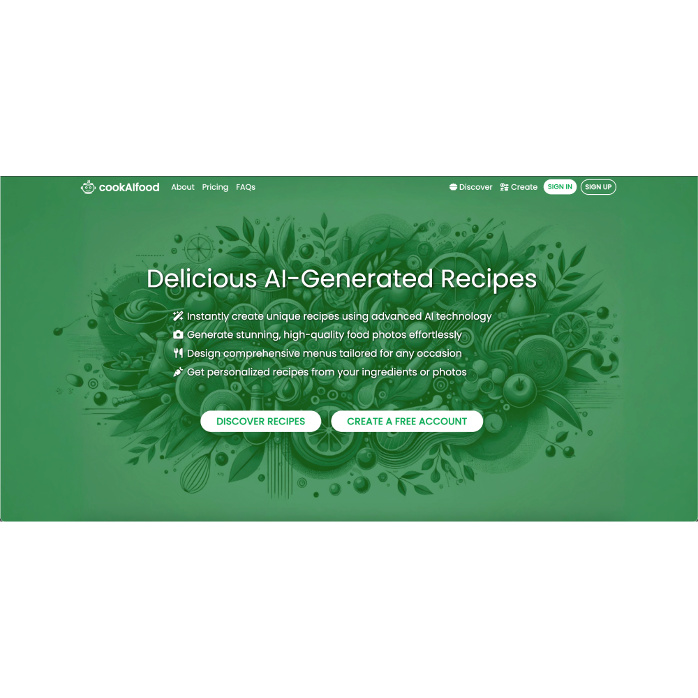 cookAIfood – AI-Powered Recipe Generator & Meal Planning Assistant