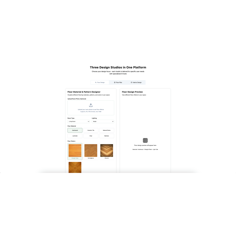 Floor Design AI – Smart AI Interior Design Tool
