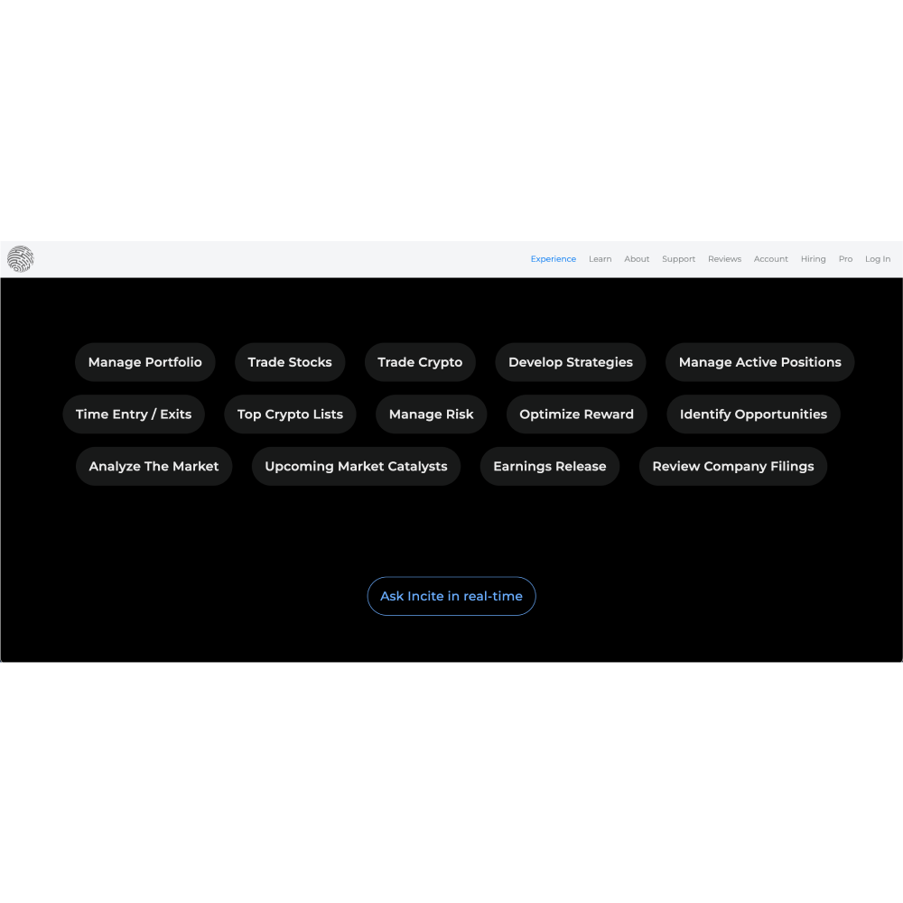 Incite AI – AI-Powered Market Analysis & Investment Intelligence