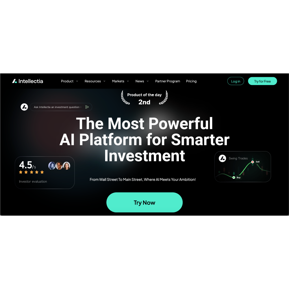 Intellectia AI – Smart Investment & Trading Assistant