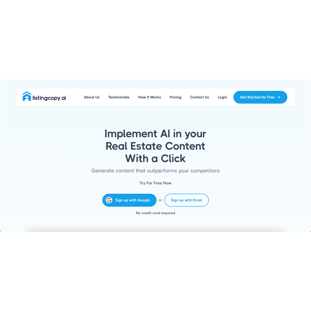 ListingCopy.ai – AI-Powered Real Estate Marketing & Copywriting