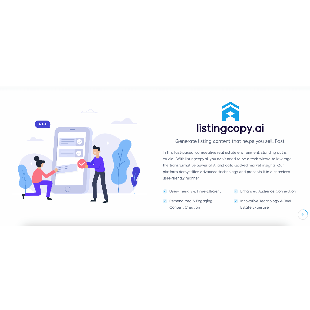 ListingCopy.ai – AI-Powered Real Estate Marketing & Copywriting