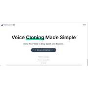 MyVocal AI – AI Voice Generator for Realistic Speech & Singing