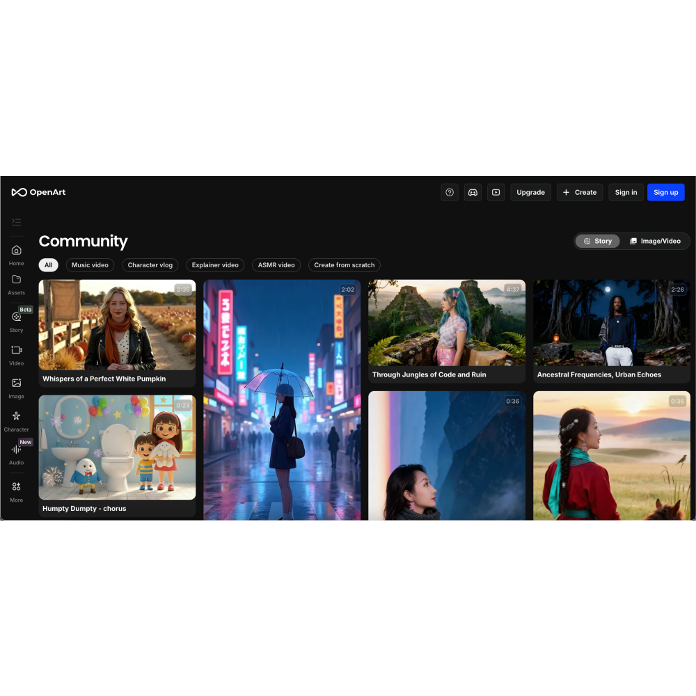 Openart – AI-Powered Art Generator & Editing Platform