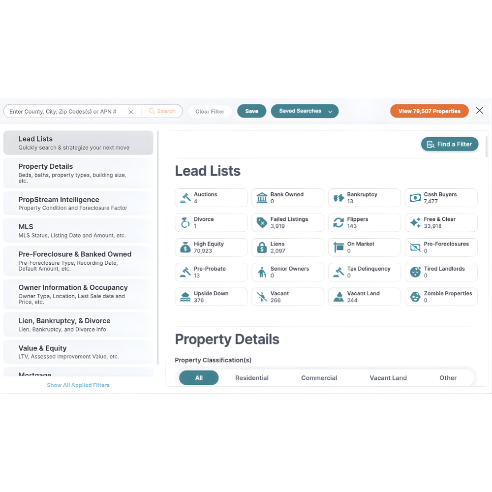 PropStream – AI-Powered Real Estate Investment Platform