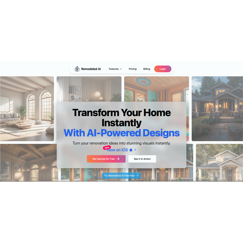 Remodeled – AI Interior Design Tool for Stunning Room Transformations