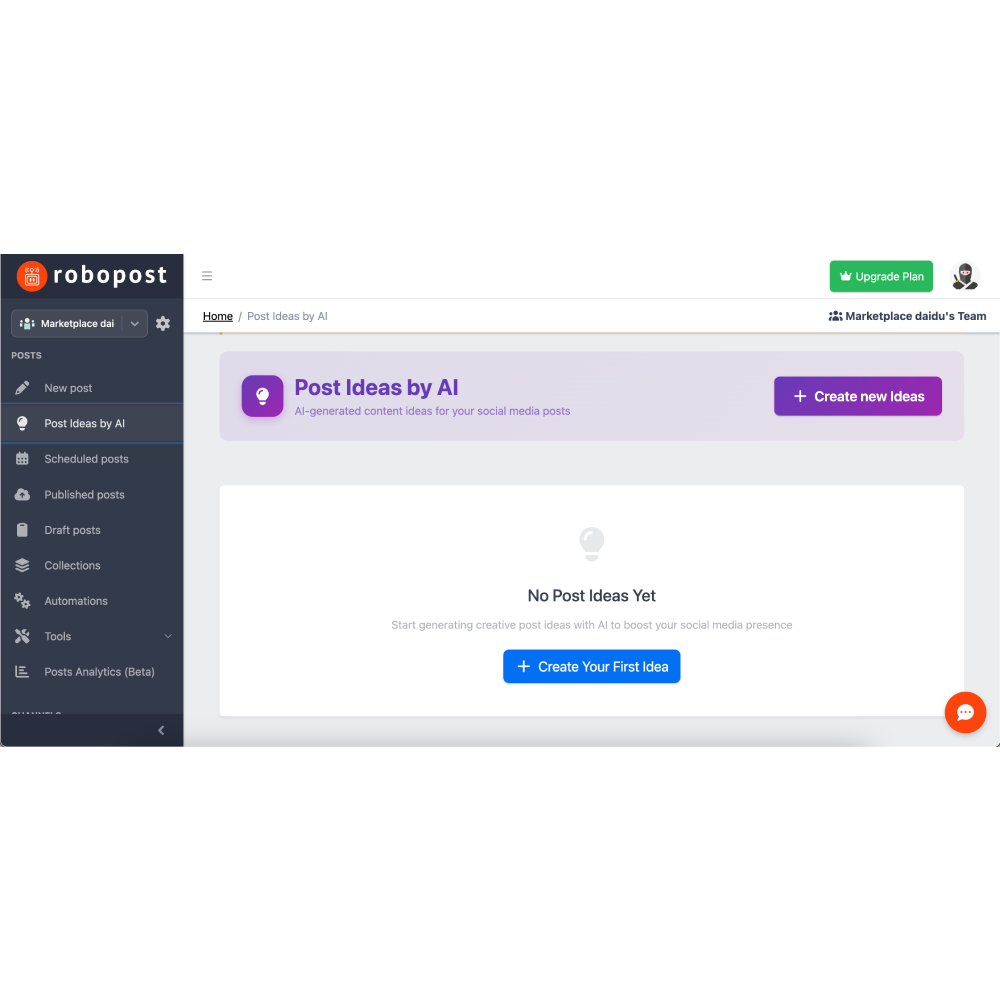 Robopost AI – AI Social Media Management Made Easy