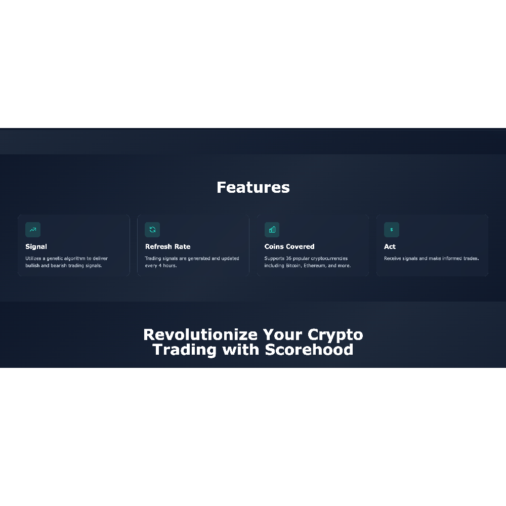 Scorehood – AI-Powered Crypto Analysis & Trading Signals