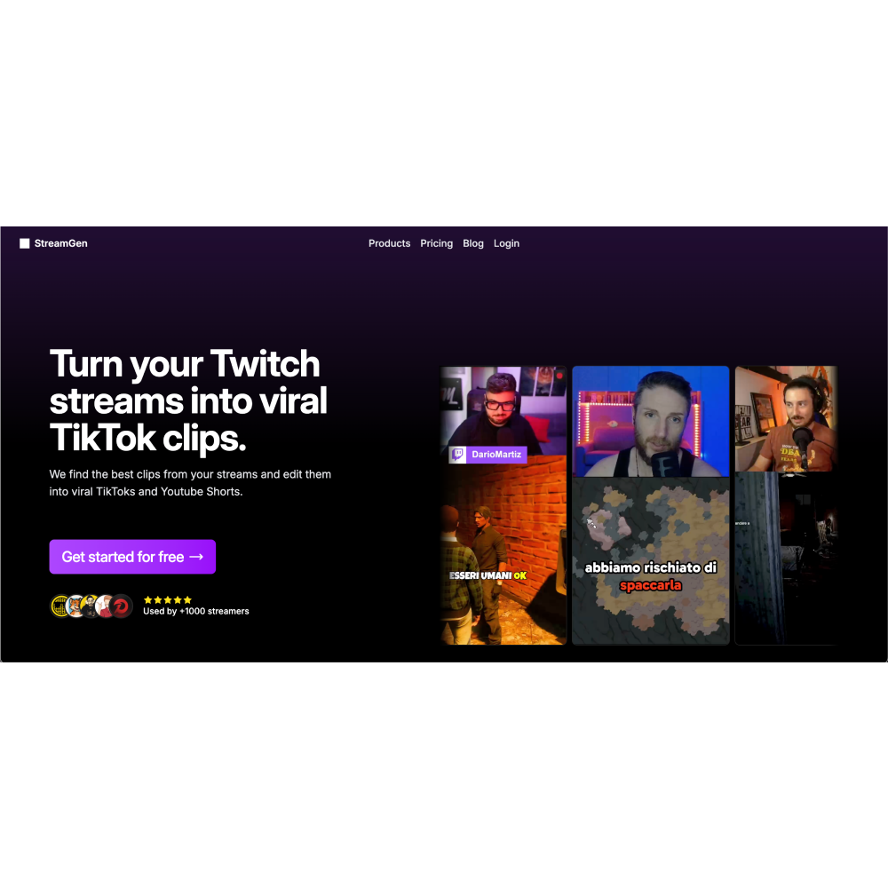 StreamGen – AI-Powered Video Editing Tool for Creators