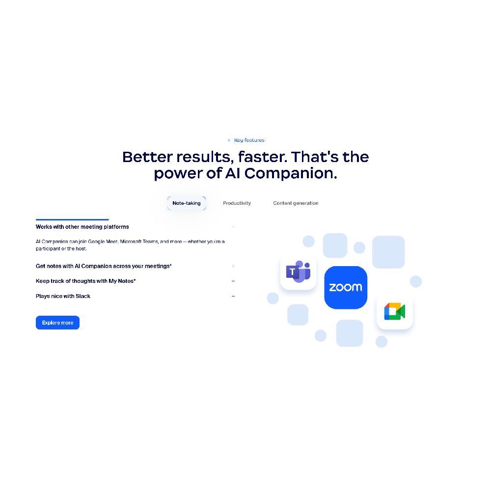 Zoom AI Companion – AI-Powered Productivity Assistant